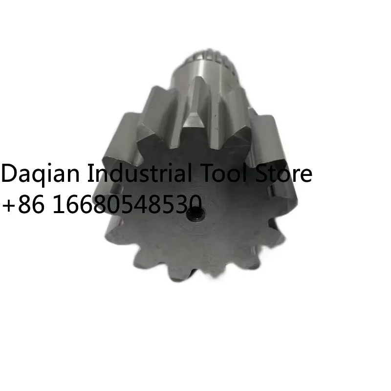 6dfR60-7 Excavator Center Shaft 13*24 Teeth Vertical Spline Shaft 225h Length Metal Rotating Motor Spare Part For Excavator