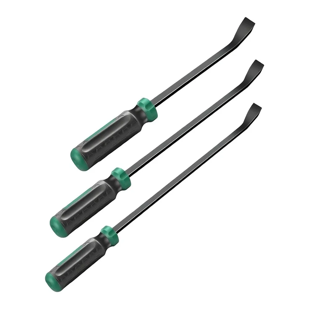 3PCS Pry Bar Set Designed For Pull Nails Or Separate Components 18-inch Bar Heavy-duty Applications For Industrial
