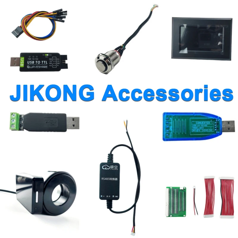 JIKONG Akcesoria BMS Moduł USB na RS485 Konwerter USB Adapter JIKONG Port szeregowy USB na CAN USB na UART 4,3-calowy ekran LCD