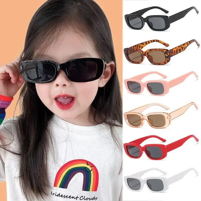 Oval Kids Cute Retro UV400 Sunglasses Girls Boys Sweet Sunglasses Protection Classic Kids Sun glasses Girls Boys