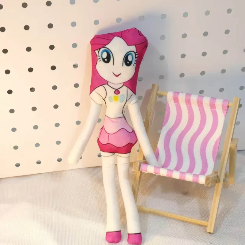 My Little Pony Figure Pinkie Pie Apple Jack Twilight Sparkle Rarity Abstract Articulated Skeleton Plush Toy
