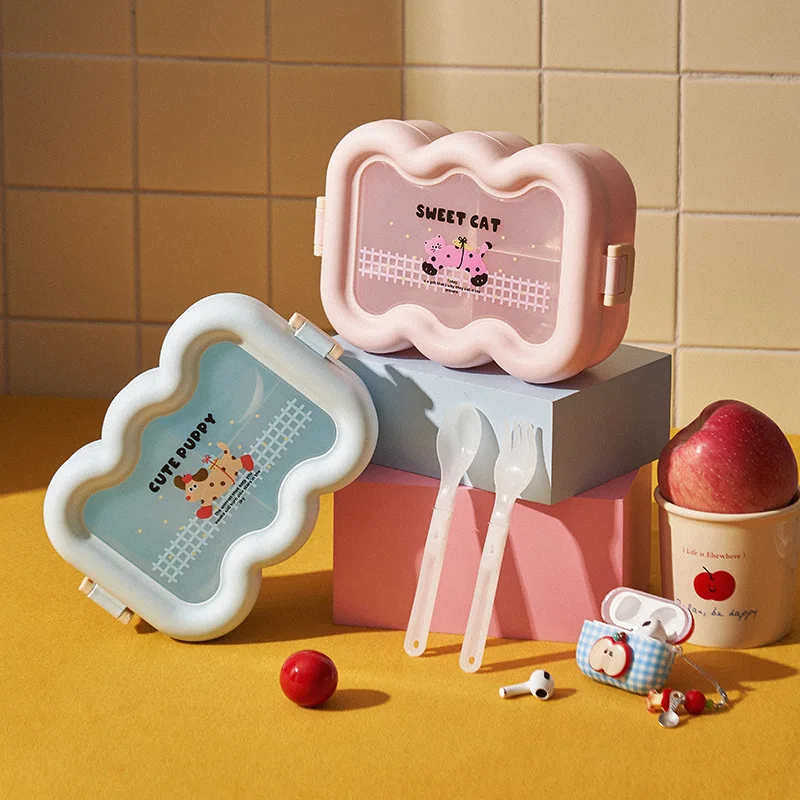 

Cloud Lunch Box Commuter Travel Lunch Box Fruit Bento Box Cute Camping Compartment Lunch Boxes