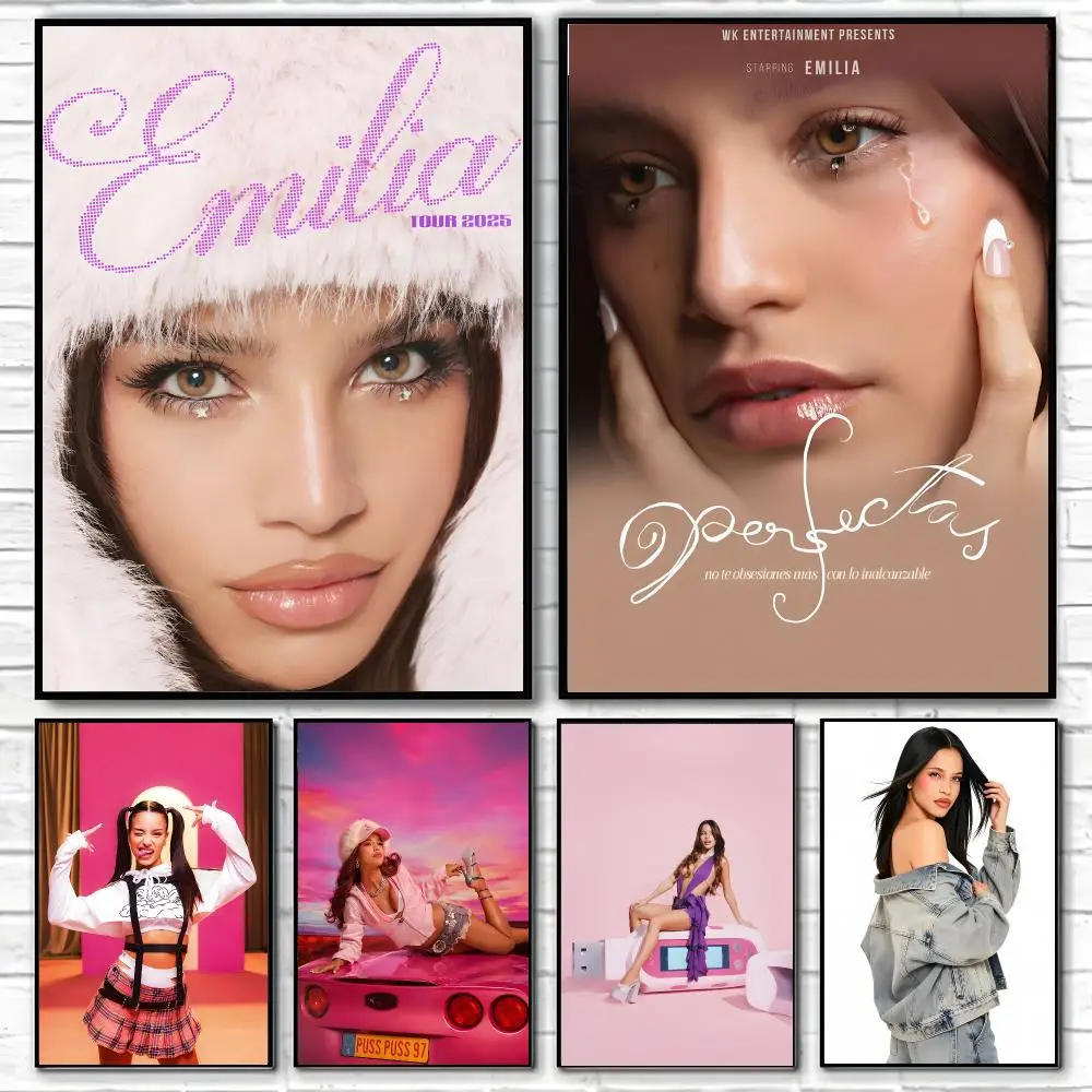 Singer Emilia Mernes Poster Poster High Quality Wall Art for Home Office Bedroom Living Room Perfect
