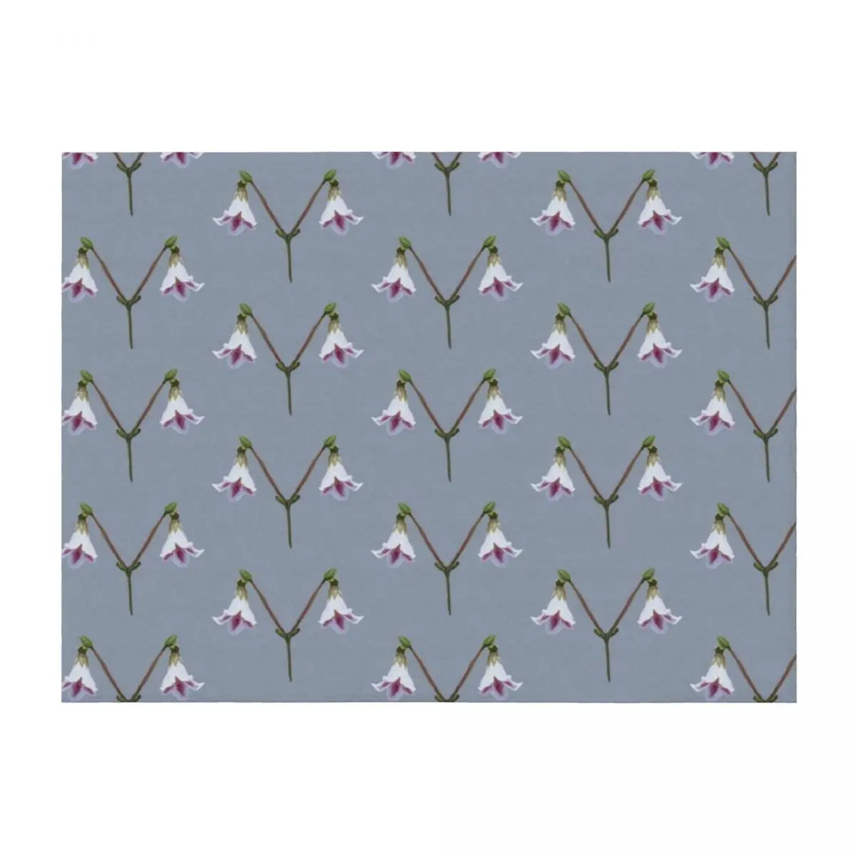 

Twinflower / Linnaea Borealis Throw Blanket decorative Baby wednesday Shaggy Blankets