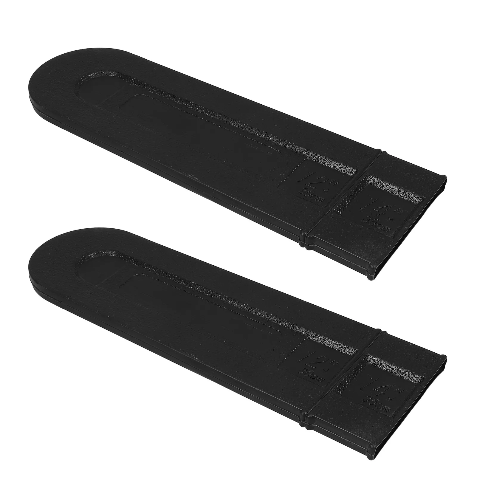 2Pcs 14-Inch Chainsaw Bar Cover Heavy-Duty Plastic Guide Sleeve Protector Easy Install Chainsaw Storage Case Outdoor Power Tools