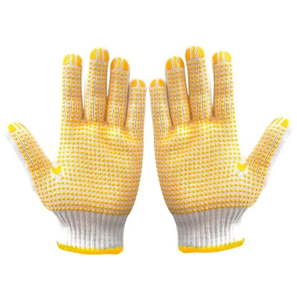 

12Pairs Rubber Dot Non-Slip Rubber Dot Gloves Durable Thick Safety Protection Gloves Protective gloves Painters