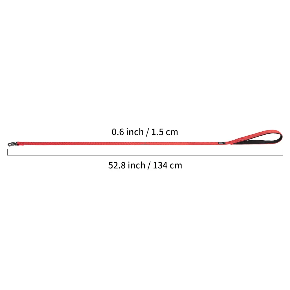 لينة الكلب الحيوانات الأليفة المقود تسخير عاكس النايلون قابل للتعديل المقود القط المشي التدريب المقاود 0.6 بوصة 6 اللون