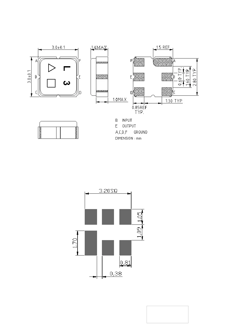 패키지 SMD SAW 소음측정기 필터, TA0494A 코드 L3, 오리지널 897.5MHz, TA2778AA3110 코드, Qy 주식 2700MHz, 10 개