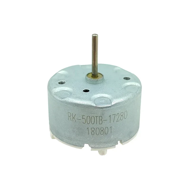 Mini moteur RK-500TB-17280 RK-500TB DC 6V-12V Micro moteur de broche électrique rond de 32mm de diamètre, arbre Long de 15mm pour Robot balayeuse