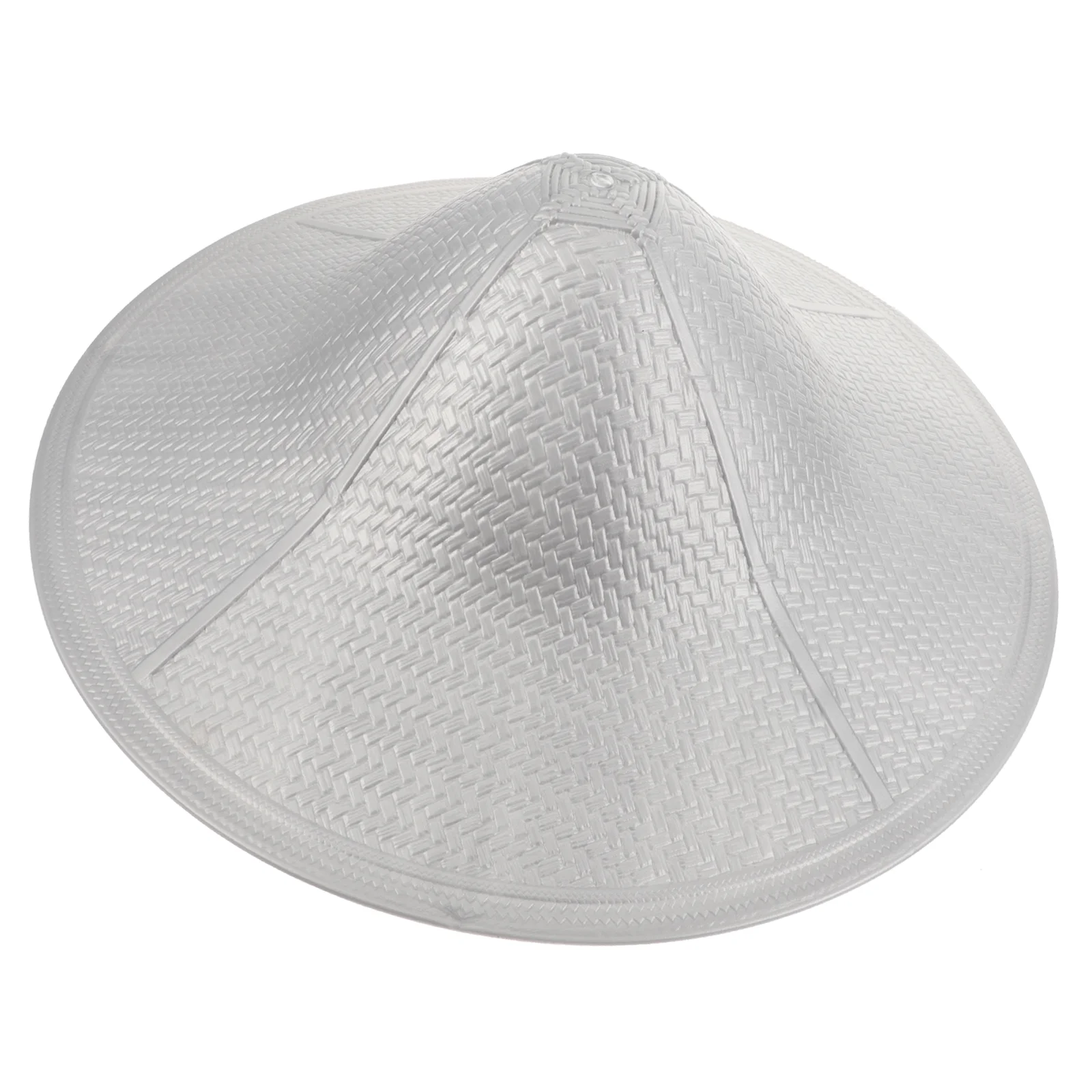 

Rice Hat Rain Caps Adult Oriental Plastic Hats Clothing Plastichat Anti-rain Cone Fishing Travel Straw