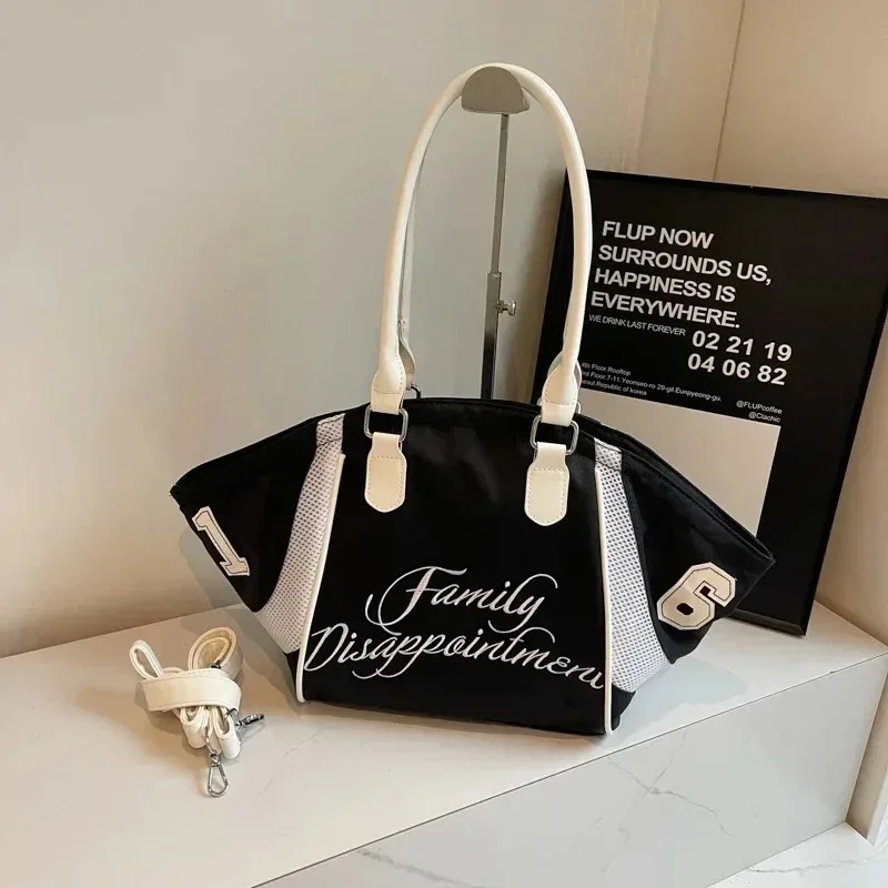 

Nylon Zipper 2025 High Quality Women's Handbag Solid Color High Beauty Fashion Shoulder Bag Soft Versatile Commuter Tote Bag
