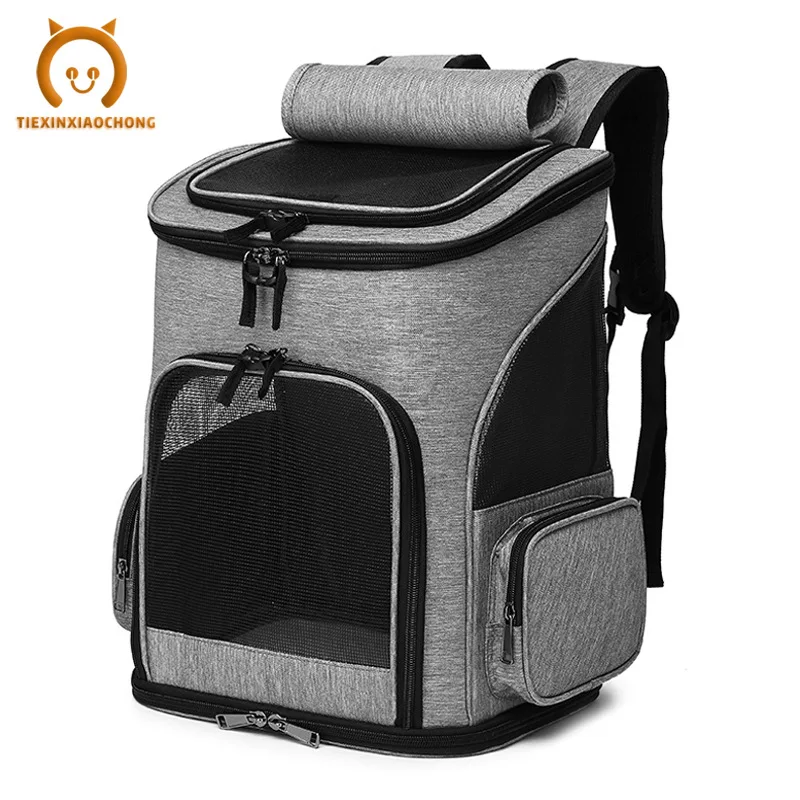 Cat Carrier Backpack Expandable Mesh Breathable Foldable Pet Travel Bags for Small Dogs Cats Rabbits Pet Carrier Backpack New