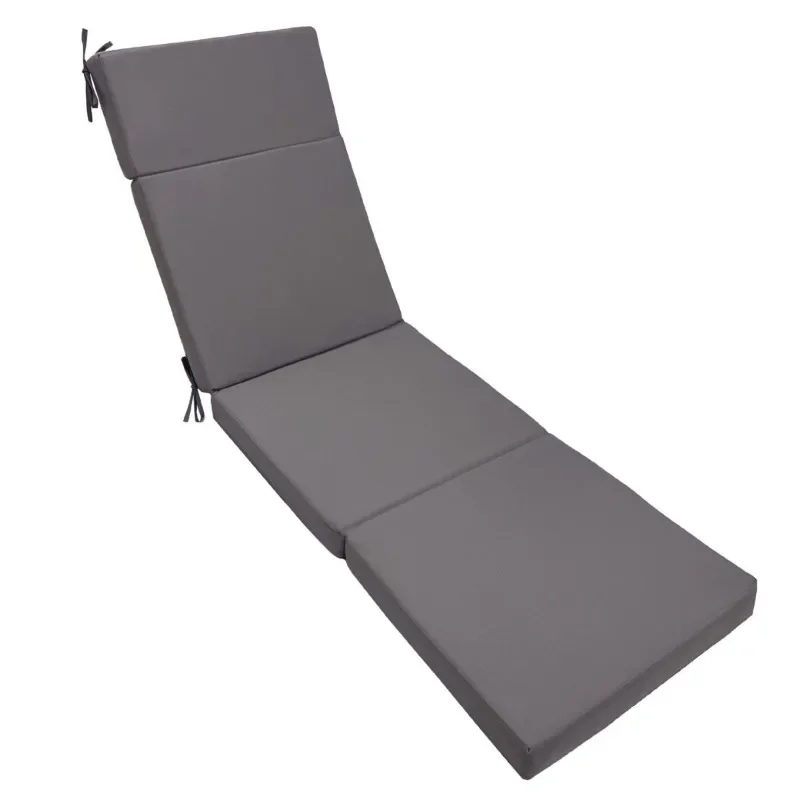 Outdoor waterproof sunscreen thickened seat cushion high-density sponge support cushion, beach chair seat cushion household