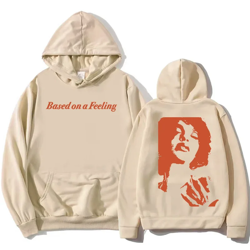 

Based on A Feeling Hoodies Singer Sabrina Claudio Printing Sweatshirts Long Sleeve Hooded Pullovers Unisex Streetwear Women Tops