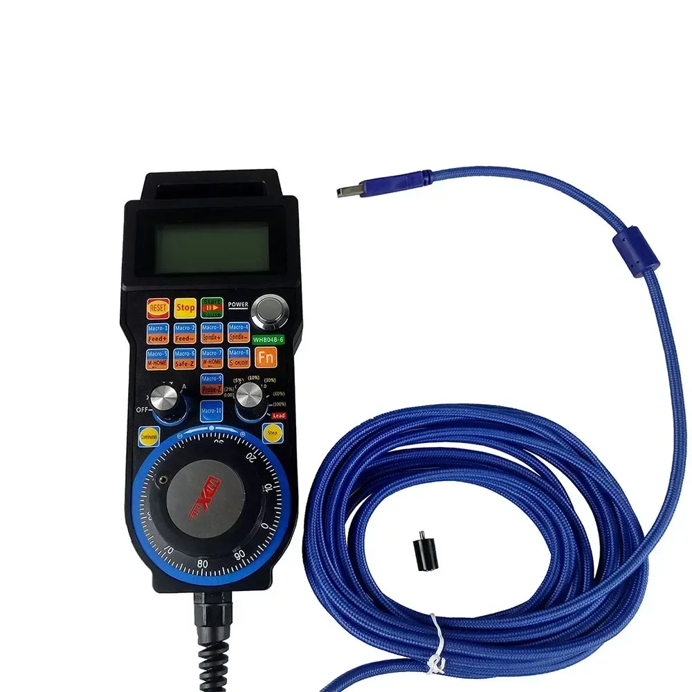 CNC Mach3 Controller Ethernet Breakout Board MKX-V Specialfication 3/4/6 axis+LHB04B-4/6 Wired handwheel 2000KHz view 5