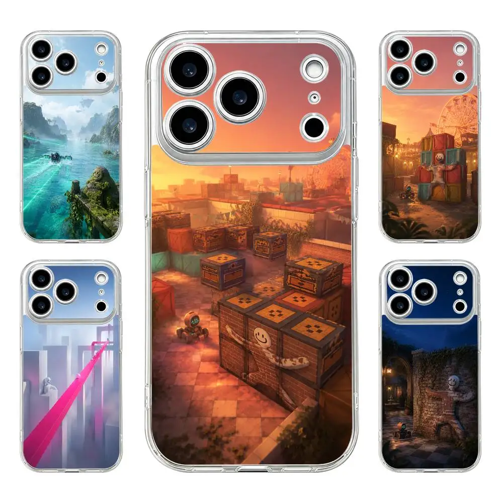 Game M-MECCHA CHAMELEON Phone Case for iPhone 17 16 15 11 12 13 14 Plus 15 ProMax  Pro 16e Ultra Thin Clear TPU Cover Bag