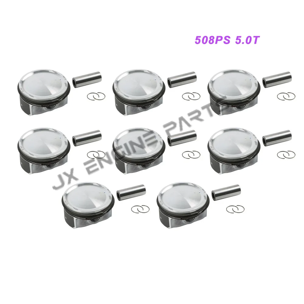 508PS 508PN Engine Piston & Piston Ring Set For Jaguar XF XE Land Rover Discovery IV Range Rover Sport Velar 5.0 AJ133 5.0L 5.0T - view 2
