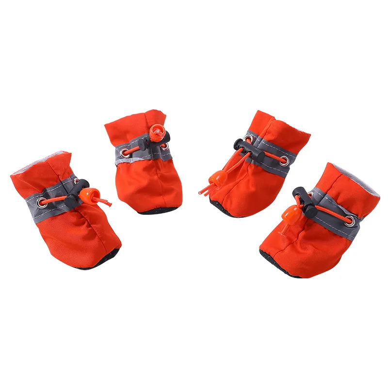 

Dog Shoes, Breathable Soft-soled Shoes, Anti-slip Walking Pet Shoes, Adjustable Dog Foot Covers for Going Out, Cat Rain Boots