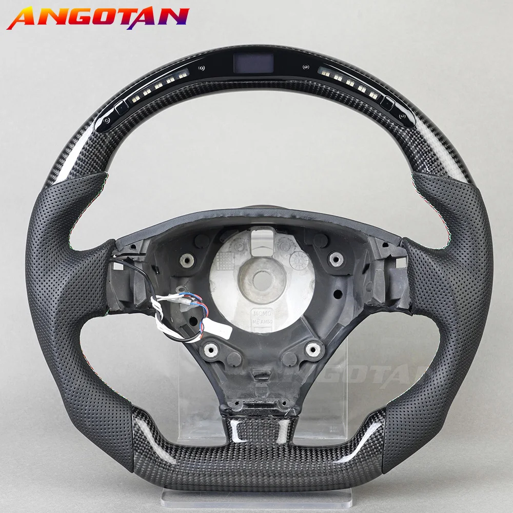 

LED Carbon Fiber Steering Wheel For Maserati GT Gran Turismo Quattropotre 2007-2020 LED Customized Racing Steering Wheel