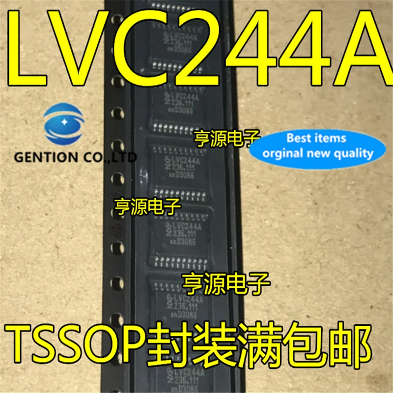 50Pcs 74LVC244APW 74LVC244A LVC244A  TSSOP  in stock  100% new and original