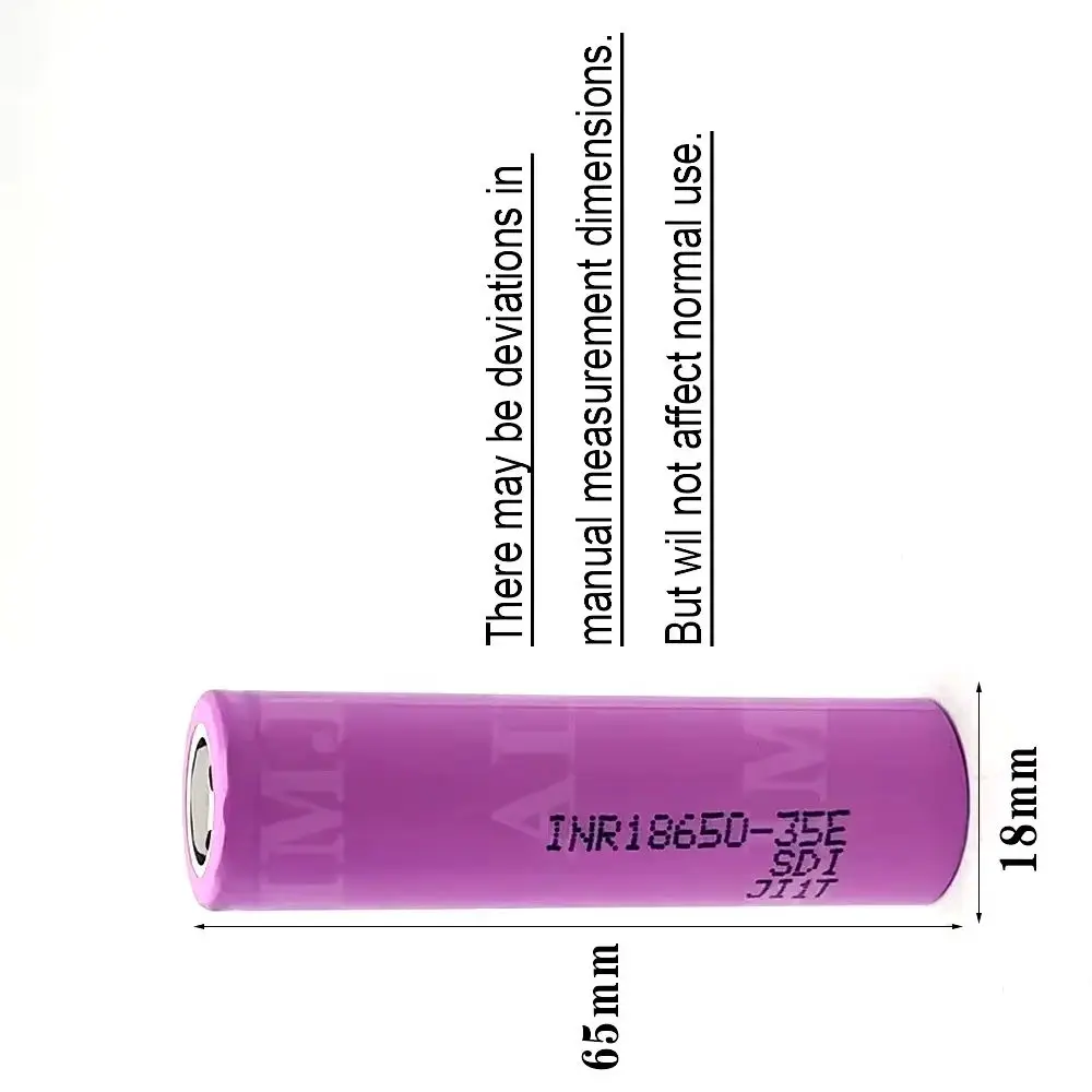 2026 New Origineel Voor 18650 3500Mah 20A Ontlading INR18650 35E 3.7V Li-Ion Oplaadbare Battery