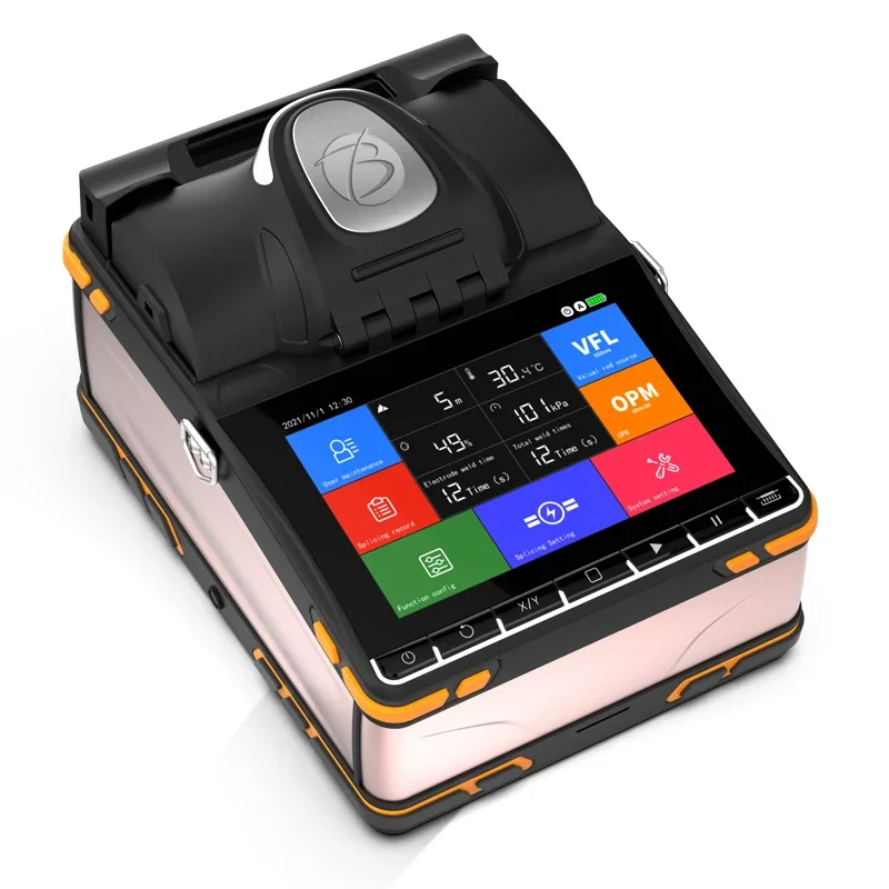 

Full automatic touch screen 6 Seconds fast splicing optical fiber fusion splicer for FTTH