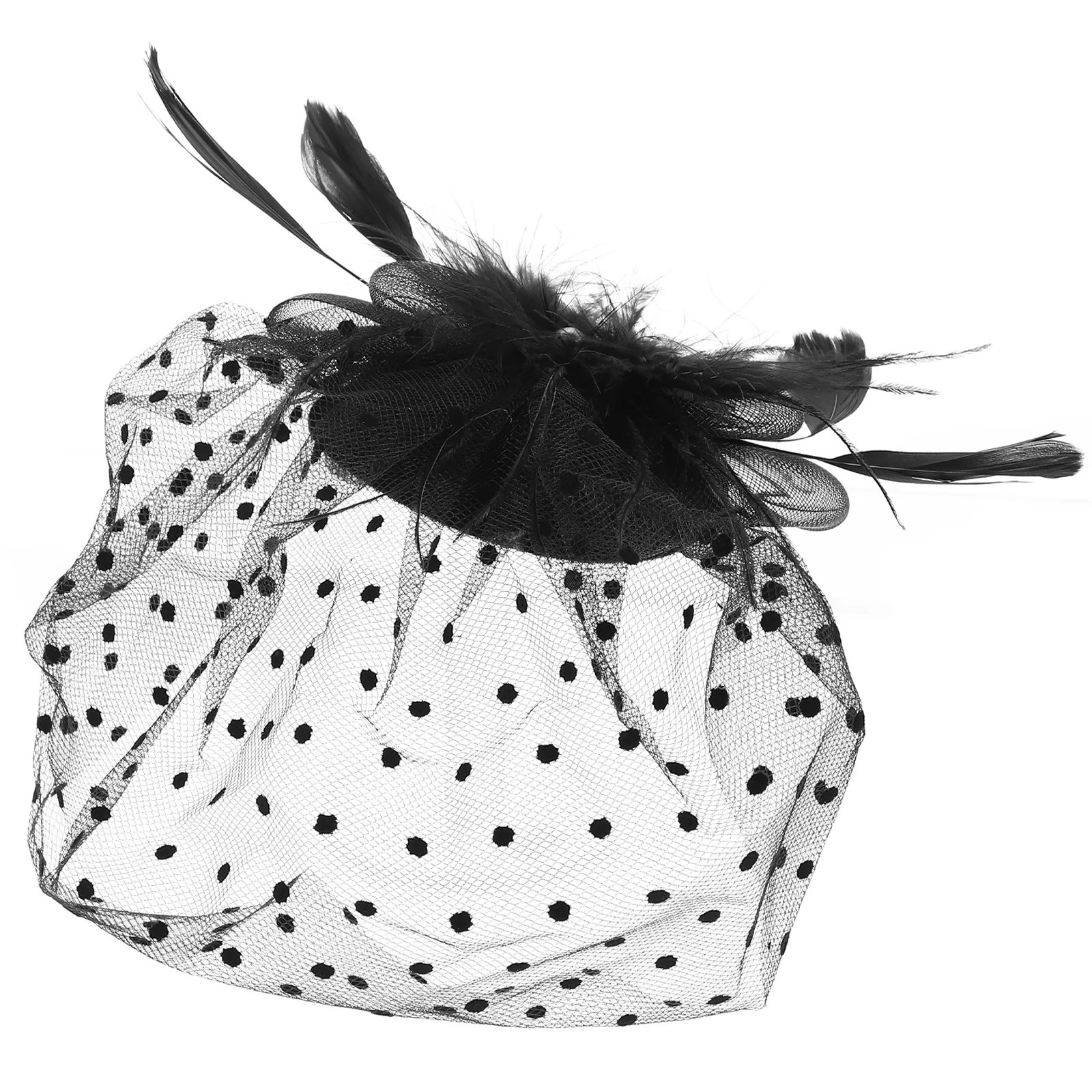 

Mesh Hair Accessories Bride Hat Bridal Headdress Fascinator Hats for Women Tea Party Fascinators Headgear