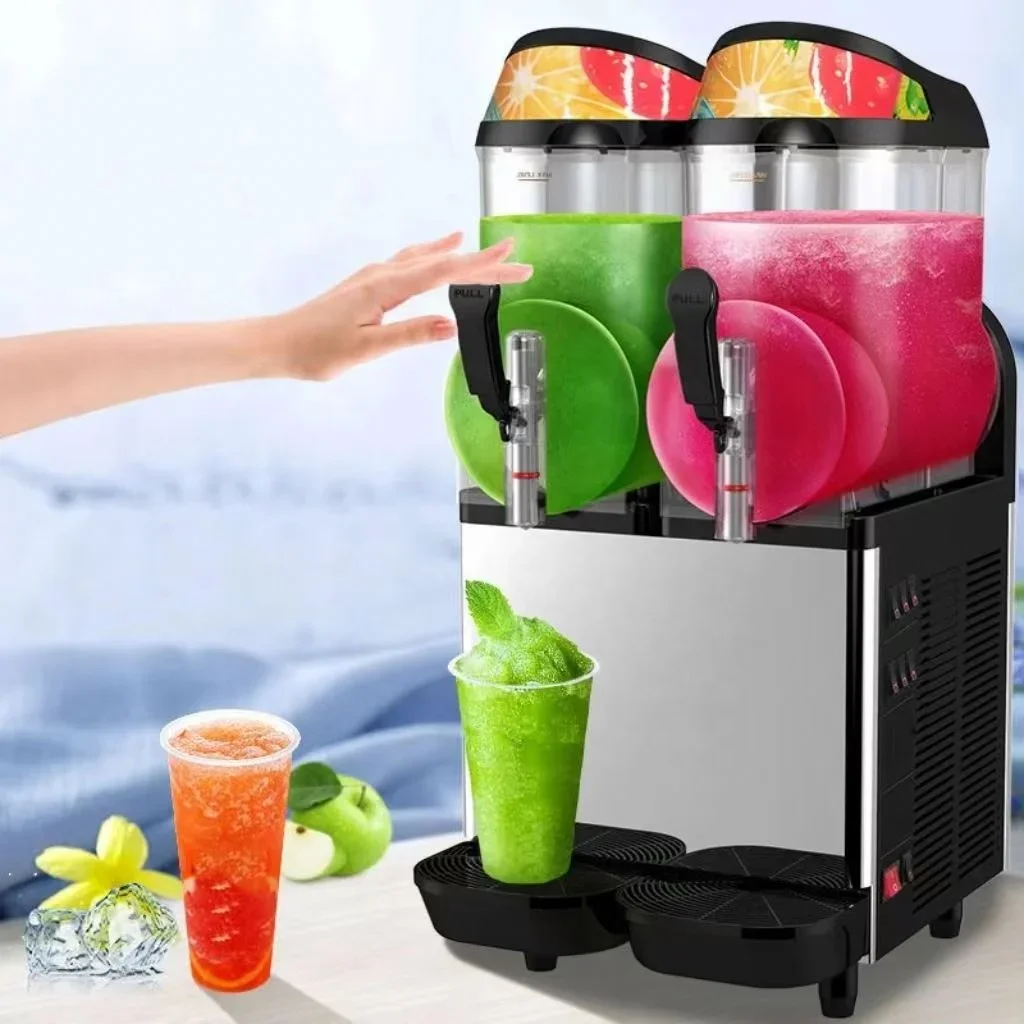 Wholesale 2/3/4 tank  ice slush Slushie tea puppies machine commercial compressor Snow Melting Machine china