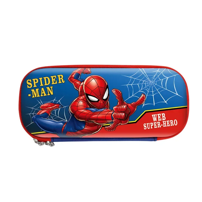 Spidermans Pencil Case Office School Supplies Marvels Super Hero Cover Movie Pencil Pouch Kids Pen Bag Student Stationery Gifts