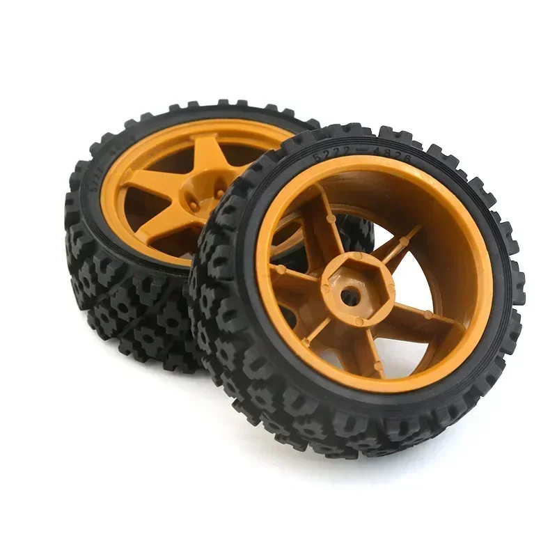 For HPI RS4 FW06 Tamiya TT01/TT02/XV-01 1/10 Simulated Tires Sports RC Car Tires Accessories Parts