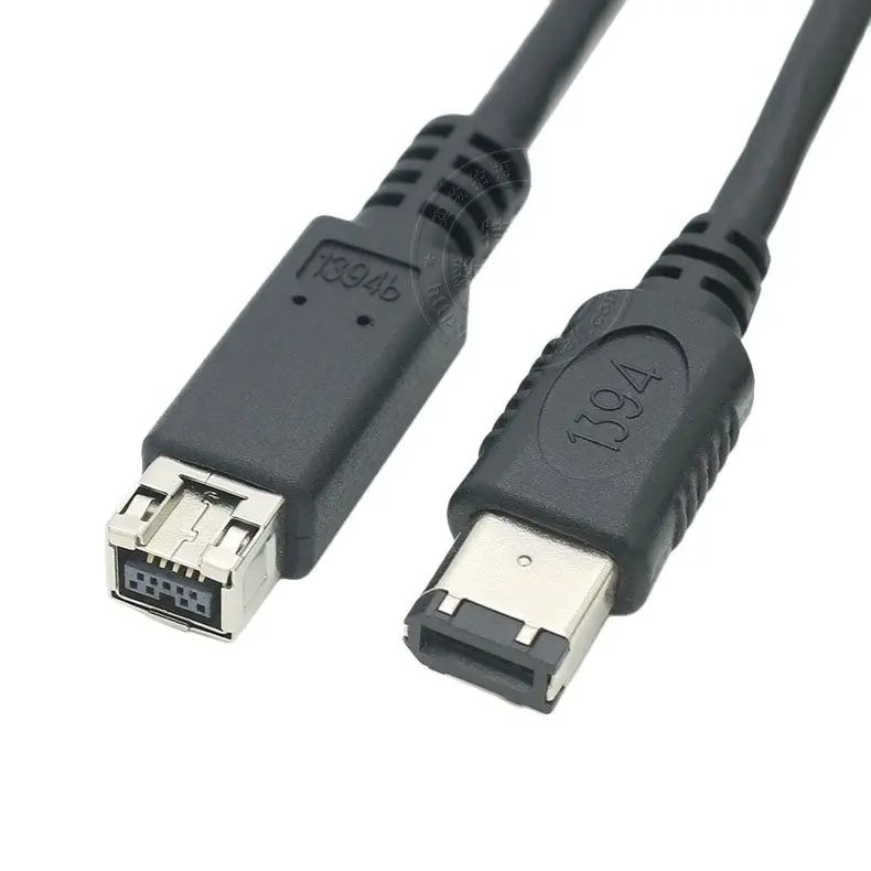 60CM IEEE1394 Firewire 800 9-pin/6-pin Cable, FireWire 800 400 IEEE 1394 Cable (9pin 6pin) 2FT