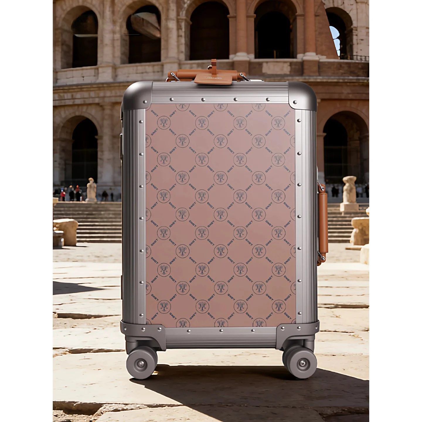 Premium Trendy Full Aluminum‑Magnesium Alloy Travel Trolley Suitcase Luggage 20 Inch Carry‑on 24 Inch Rolling Boarding Case
