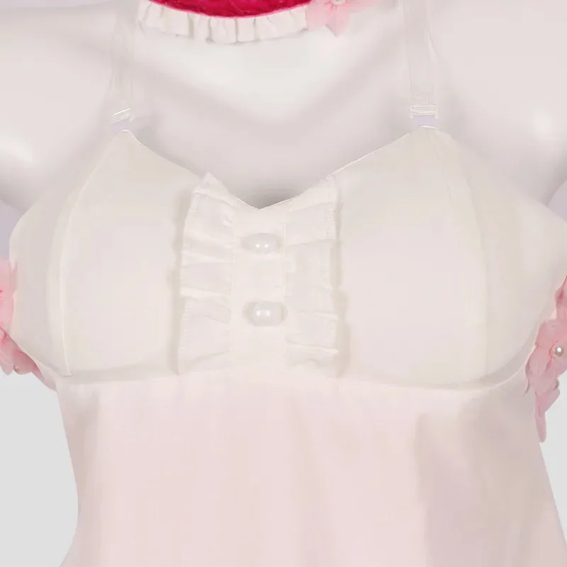 أزياء كاسوغانو سور التأثيرية أنيمي يوسوجا نو سورا فستان وردي لعب الأدوار أزياء الهالوين للنساء eo]5