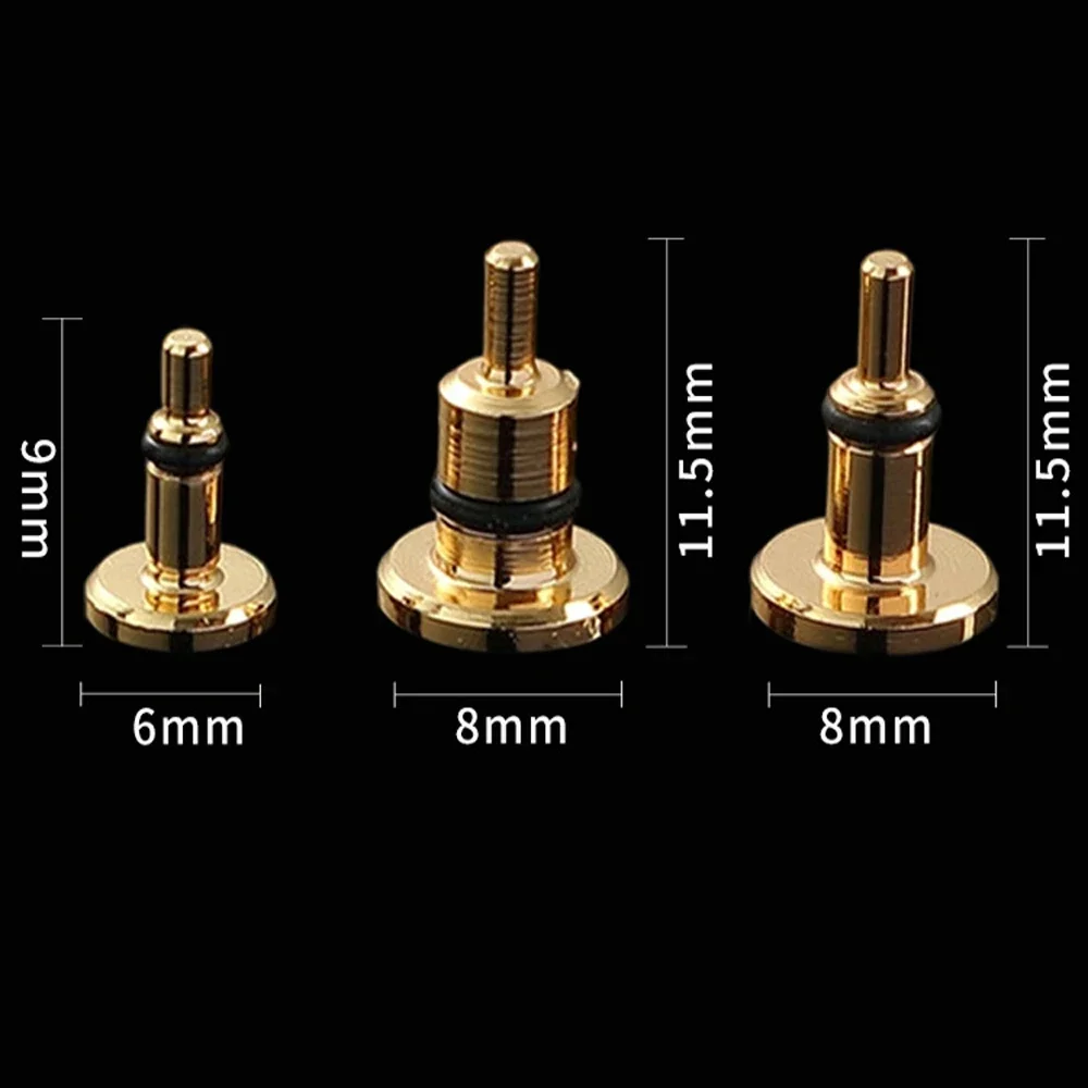 

Латунный позолоченный разъем для наушников, пылезащитная заглушка, крышка порта для MP3, Hi-Fi-плеера, 2,5 мм, 3,5 мм, 4,4 мм, 6,5 мм, усилитель для наушников