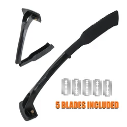 Razors For Shaving Men  Back Shaver Shaving Knife Safety Long Handle Folding Body Back Hair Leg Back Razor Hair Removal Tool
