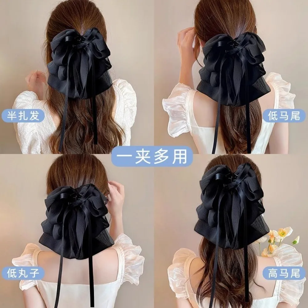 Fashion Big Bow Hair Clip Trend Hairpins Bowknot Barrette Headband For Women Girl Korea Trend Hair Accessories Lolita Jewelry