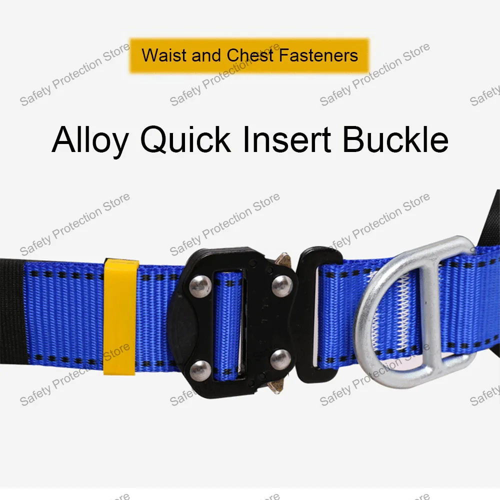 Five-point High Altitude Work Safety Harness Full Body Safety Belt Outdoor Climbing Training Construction Protective Equipment