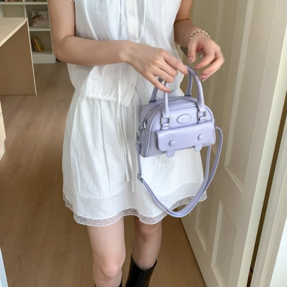 Borsa a tracolla Boston coreana alla moda Borsa sotto le ascelle da donna casual di lusso per pendolari Piccole borse in pelle PU