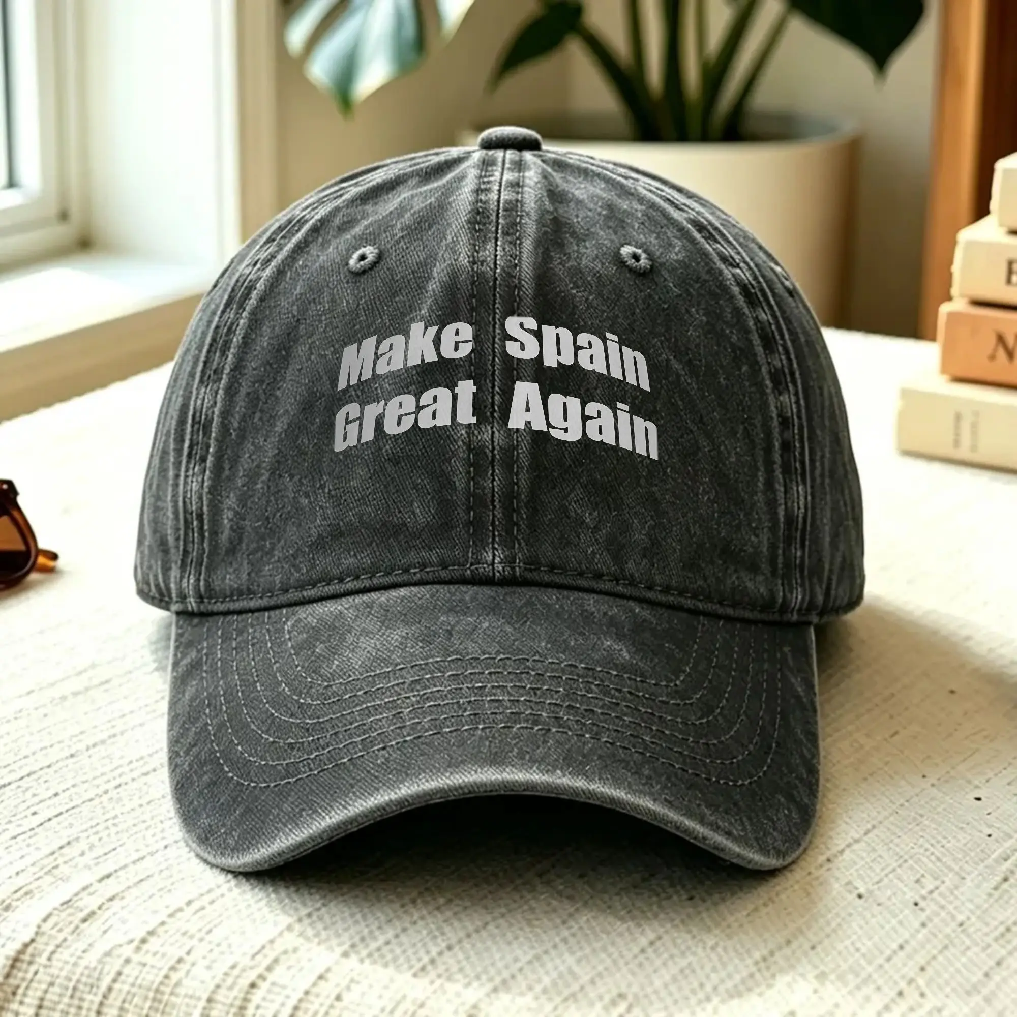 Summer Espana Make Spain Great Again Baseball Cap Sun  Wholesale  Washed Trucker Hat Men Women Streetwear Camping Baseball Caps