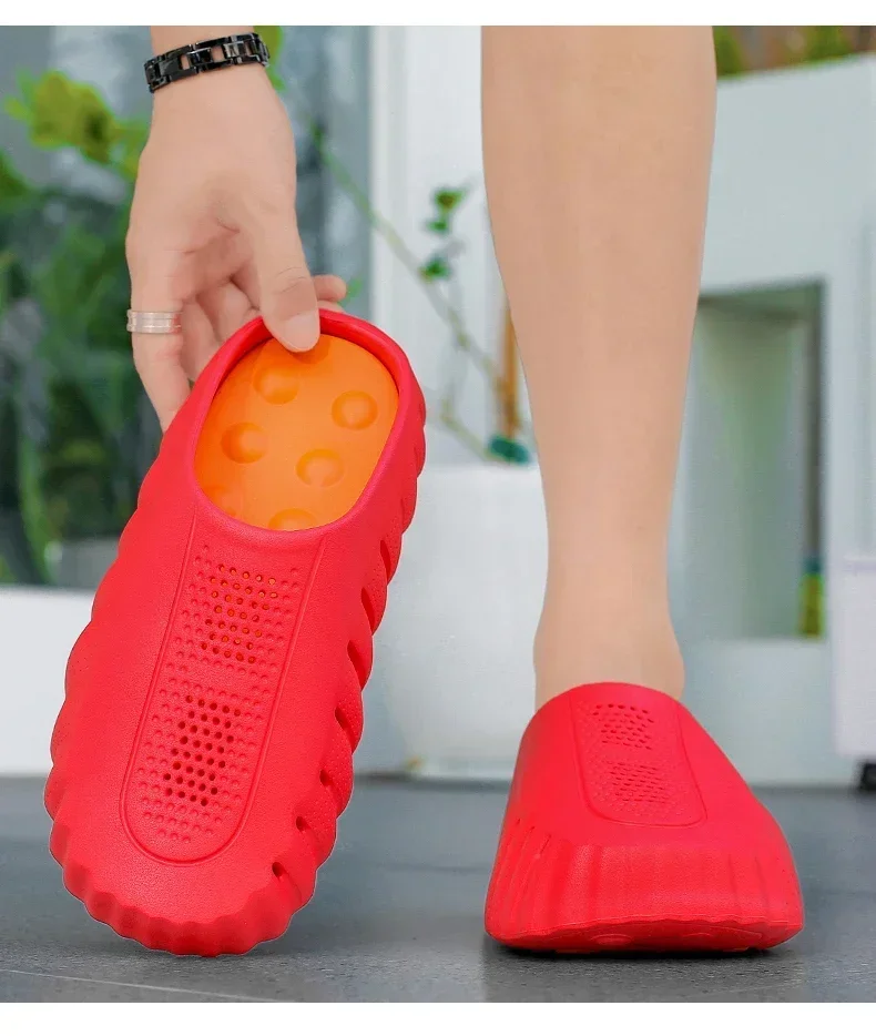 Unisex New Slippers EVA High Quality Comfortable Bathroom Indoor Non Slip Women Sandals Bedroom House Orginal Casual Design