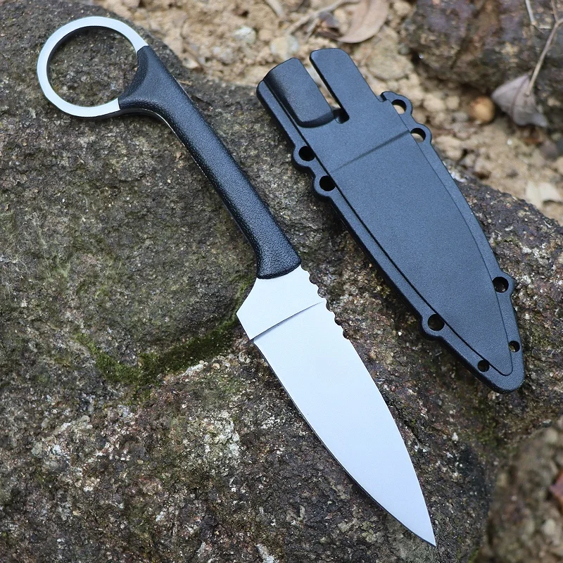 Free Wolf Bird Utility Outdoor Fixed Knife 440C Blade PP Handle EDC Camping Survival Tactical Hunting Kitchen Knife Tool