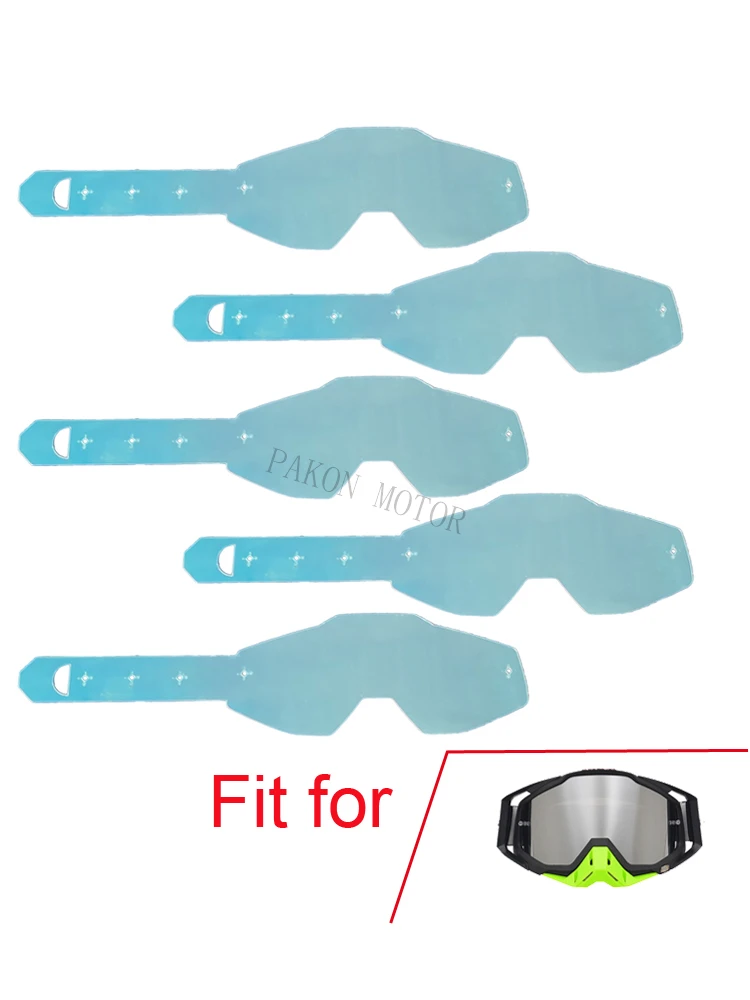 Motorcycle Goggless Rubber Film Tear-Off for 100 Percent New Dirtbike Outdoor Sport Universal Replaced Sunglasses Accessory
