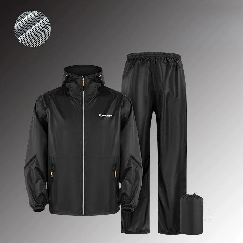

Full Body Waterproof Rain Suit Reflective Cycling Fishing Raincoat Pants for Outdoor