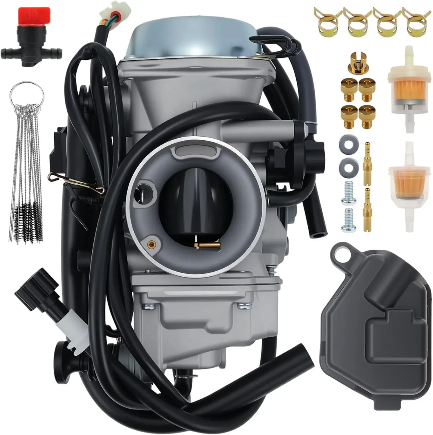 16100-HN7-013 Carburetor for Honda Rancher 400 TRX400FA TRX400FGA Carb 2004-2007 Carburetor 16100-HN7-A21 with Fuel Filter