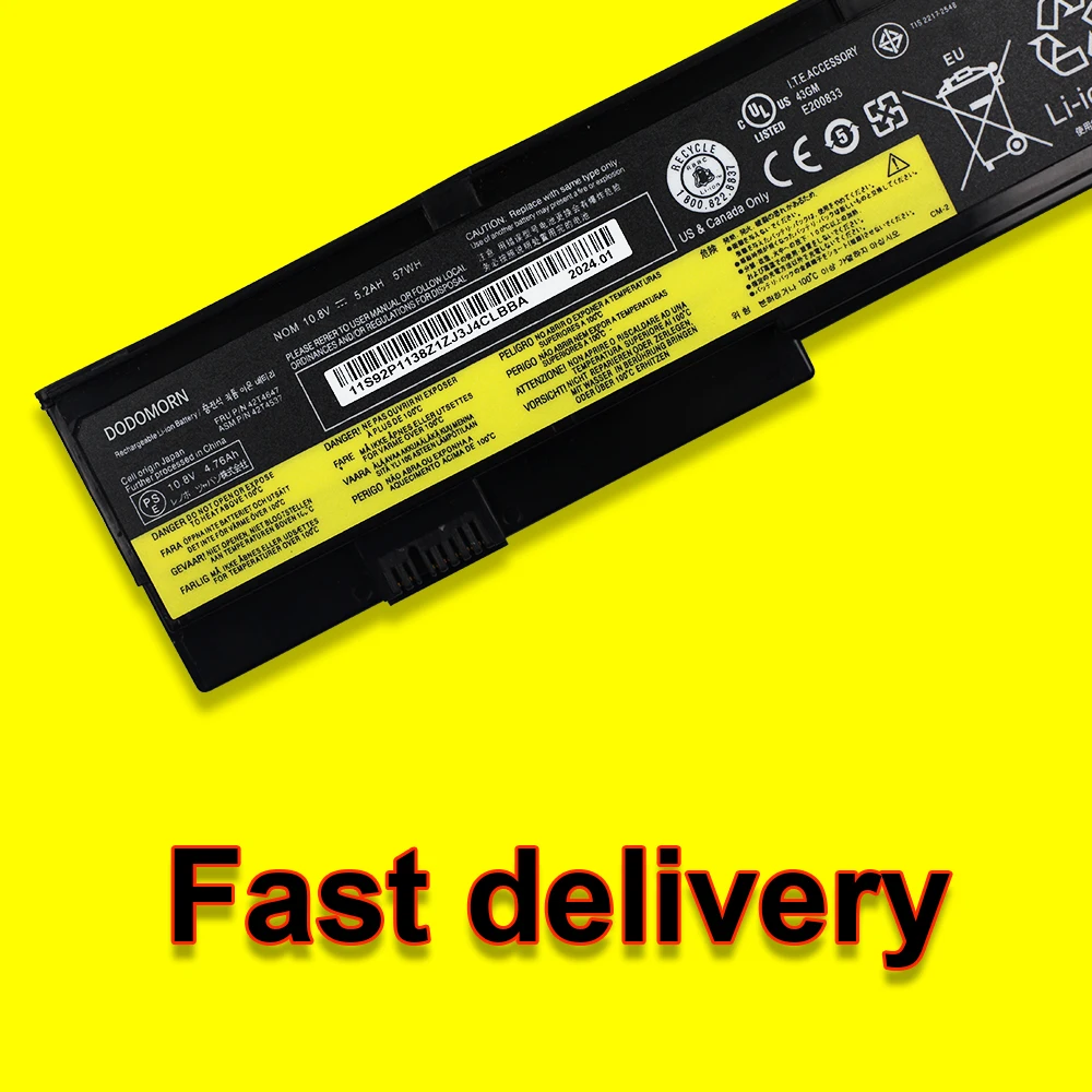 Imagem -05 - Bateria do Portátil para Lenovo Thinkpad X200 X200s X201 X201s X201i 42t4646 42t4648 42t4649 42t4825 10.8v 5200mah 47 Mais 42t4647 42t4537
