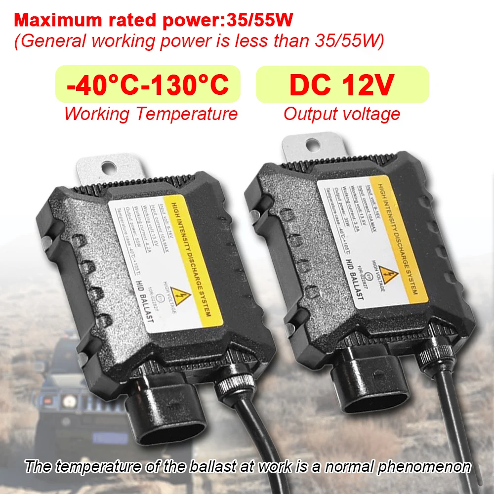 35W/55W HID Xenon Ballast Digital Slim Hid Ballast Ignition Electronic Ballast For H1 H3 H3C H4-1 H4-2 H7 H8 Tools