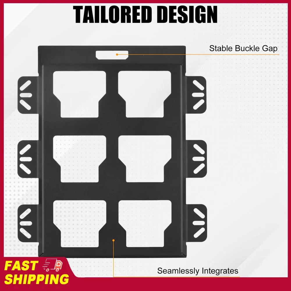 ミルウォーキー-パックアウトツールボックス用取り付けプレート-ハーフプレート交換品-50ポンド-ウォールマウントオーガナイザー-収納整理システム