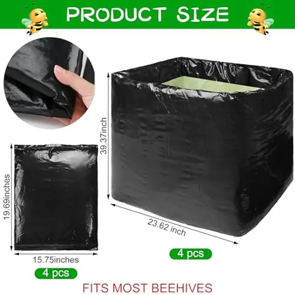 Winter Bee Hive Wrap Insulation Cover 8 Pack Coldproof Protection Beehives PP Plastic Material Waterproof Windproof Easy to Use