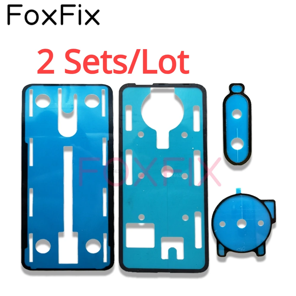 2Sets Back Cover Adhesive For Xiaomi Poco F3 GT F2 Pro Rear Camera Repair Tape Battery Door Sticker M2012K11AG M2104K10I