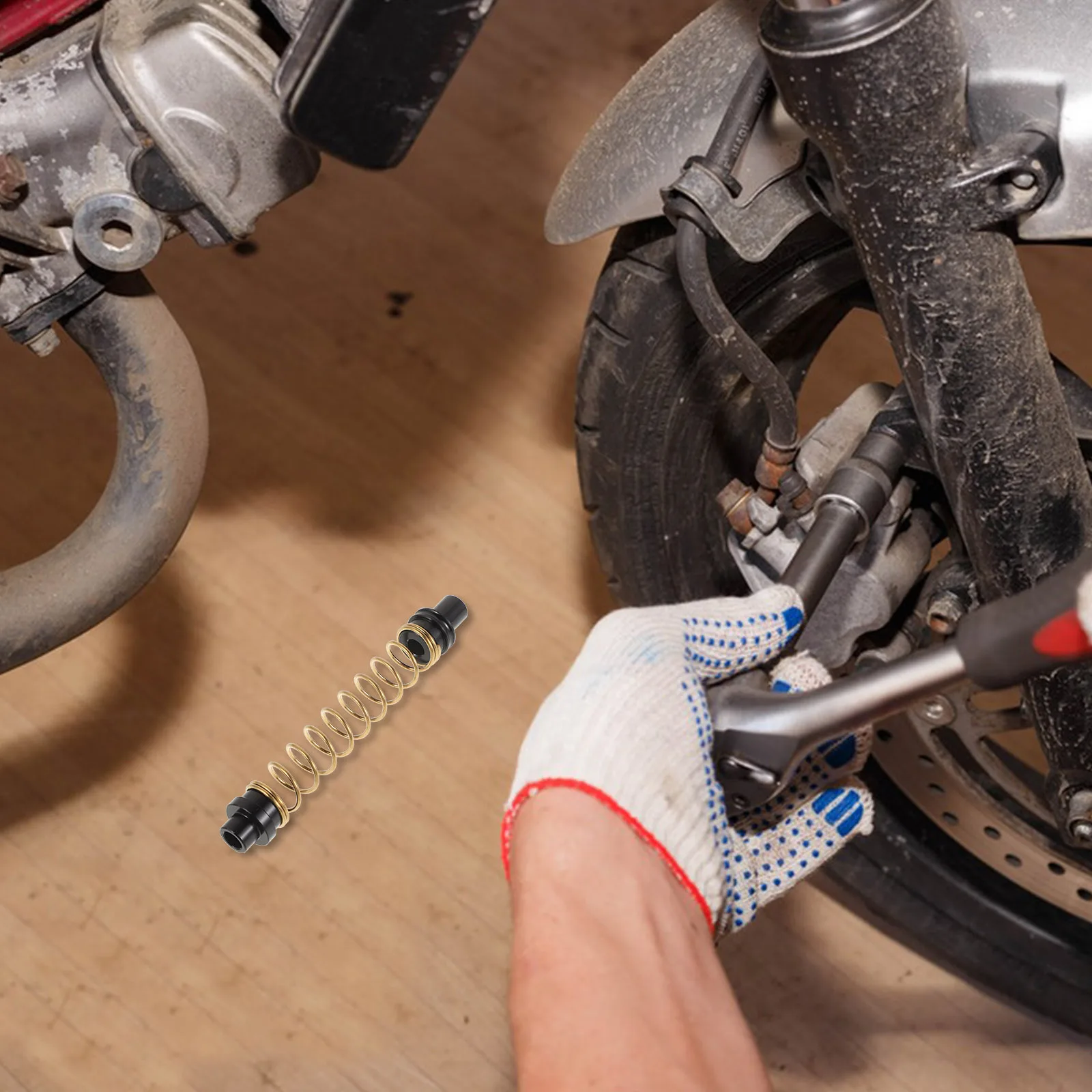 

Drum Motorcycle Replacement Shoe Return Rear Drum Spring Kit Lightweight Metal Precision Manufactured Easy Installation Durable